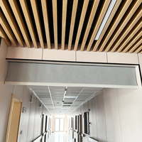 Baffle anti-fumée en verre trempé certifié CE avec norme EN12101