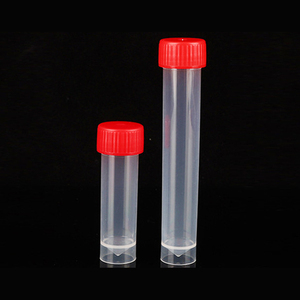 Disposable Polypropylene <b>Lab</b> Sample Tubes 5ml 10ml with Red Screw Cap IP67 Protection XZ <b>LAB</b> Brand for Storage & Transportation - Product Image 4