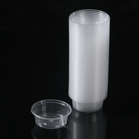 Contenant jetable écologique en plastique PP sans BPA, transparent, petit gobelet à sauce pour la conservation des condiments de restauration rapide et les plats à emporter
