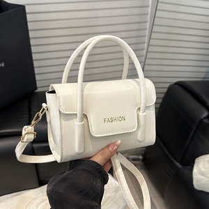 2026 New Fashion Letter Print Mini <strong>Handbag</strong>, Women's <strong>Small</strong> Tote Crossbody Bag with Adjustable Strap, Casual <strong>Black</strong> Shoulder Purse - Product Image 4