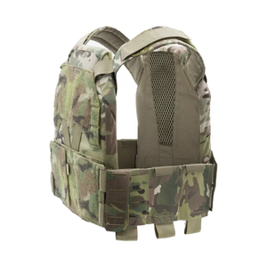 Colete Tático Vanda Camuflagem Verde Porta-Placas com Bolsas Triplas para Carregadores - Product Image 1