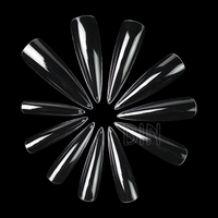 BIN 550 pièces marque privée ongles des doigts couverture complète presse sur les ongles conseils clair Gelly conseils doux gelée Gel conseils Design Express