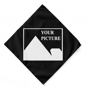 Bandana Moderne Simple pour Mariage, Foulard en Soie Personnalisé, Vente en Gros, Cadeau de Mariage Personnalisé - Product Image 1