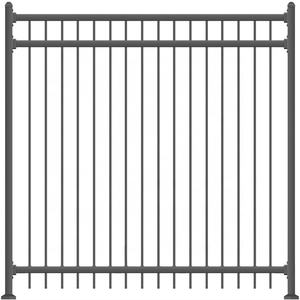 Yüksek kalite ucuz eskrim Trellis & <span class=keywords><strong>Gates</strong></span> çit panelleri ferforje alüminyum yeni tasarım çelik Metal tozu kaplı - Product Image 5