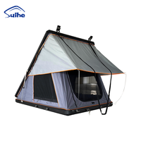 Carpa de Techo para Auto 4x4, Carcasa Rígida de Aluminio, Tela Oxford de Doble Capa, Impermeable para las Cuatro Estaciones, para 2-3 Personas, Instalación Rápida para SUV