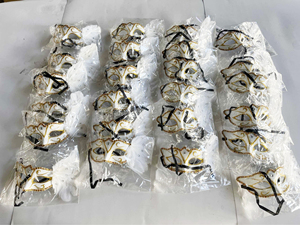 Maschera Animale Bianca Mezza Faccia per Costume, Cosplay, Artigianato, Feste, Compleanni, Carnevale, Vacanze, Danza - Product Image 3