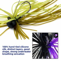 Leurre de pêche en eau salée Lushazer, Chatterbait, Jig métallique, Buzzbait, Spinnerbait à pales, Jupes d'appât pour achigan, 3g-15g