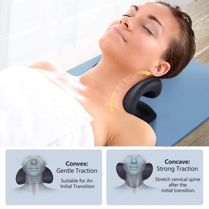 Masseur cervical pour soulager les douleurs au cou, dispositif de traction cervicale chauffant avec coussin chauffant, oreiller de massage pour le cou et les épaules - Product Image 6