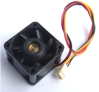 JEEK 4028 40x40x28mm 12V 0,53A 11000 U/min Mikro-Serverlüfter aus Kunststoff für 1U-Rack- und Telekommunikationsgeräte-Kühlung