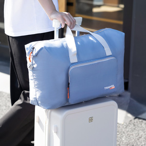 Wholesale Duffle <strong>Bag</strong> Custom Logo Large Capacity Waterproof Solid Color Foldable Outdoor Travel <strong>Bags</strong> for Clothes Storage - Product Image 6