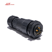 LLT 3 + 9 Pin M25 Aviation Male Female Panel Mount IP68 Waterproof Plug 2 3 4 5 6 8 Pin Power Signal Panel Connector