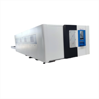 Machine de découpe laser à fibre haute puissance 1500*3000mm à couverture intégrale pour acier inoxydable, acier au carbone, acier doux, moteur servo 12KW haute performance