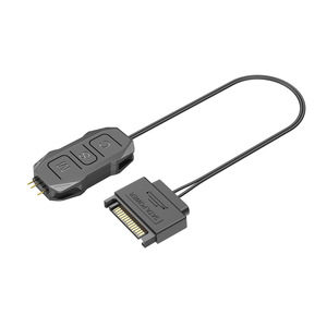 ตัวควบคุม ARGB 5V 3 พิน ต่อสาย SATA พาวเวอร์ มินิแฟน ซิงค์ฮับ ตัวผสมสี สำหรับเคสคอมพิวเตอร์ - Product Image 2