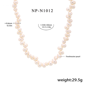 <span class=keywords><strong>Collana</strong></span> di Perle Trendy Bingxin Jewelry, <span class=keywords><strong>Collana</strong></span> di Perle d'Acqua Dolce Irregolari Vere, Girocollo di Perle per Donna, Idea Regalo - Product Image 6