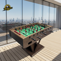 Table de football en bois massif Sportcraft pour l'intérieur – Jeu de baby-foot manuel