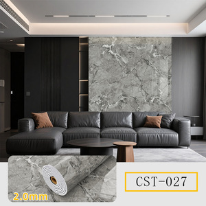 Papel Tapiz Autoadhesivo Impermeable <span class=keywords><strong>de</strong></span> 60 cm x 3 <span class=keywords><strong>Metros</strong></span> con Diseño <span class=keywords><strong>de</strong></span> Mármol Falso, Adhesivo Decorativo para Pared <span class=keywords><strong>de</strong></span> Cocina y Baño - Product Image 4