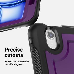 Funda Protectora de Cuerpo Completo 360° para iPad Air 11 °   Funda Protectora para Tablet 2024 con Correa de Muñeca, Soporte Giratorio, Carcasa Rígida Anticaídas y Disipador de Calor - Product Image 4