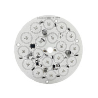 Module de carte PCB en aluminium DMX512 140mm 24VAC RGB 24W Ra80 IP20 LED à changement de couleur pour projecteur mural LED RGB