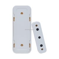 Sensor Magnético Inalámbrico para Puerta y Ventana EV1527, Modo de Codificación RF 433MHz, para Sistemas de Alarma de Seguridad para el Hogar, Kits de Alarma Antirrobo