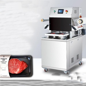 Armoire d'hygiène alimentaire SUS304 pour viande mijotée, <span class=keywords><strong>charcuterie</strong></span>, machine d'emballage sous vide automatique à découpe de film - Product Image 2