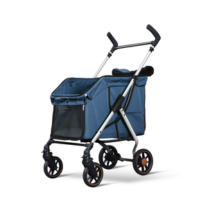 M601T Atacado Grande Capacidade Folding <span class=keywords><strong>Pet</strong></span> Stroller Fácil Viagem Ao Ar Livre para Cães Grandes e Gatos Chinês Wholesale Dog Cart - Product Image 1