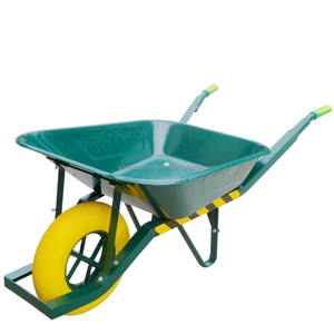 Carretilla Modelo Angle Super Pro con Rueda Inflable y Mango de Acero Angular Soldado para Trabajos de Construcción Pesados - Product Image 1