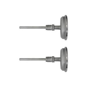 Aanpasbare Anti-Vibratie 0-100 Graden 63Mm Water Industriële Back Bimetal Thermometer - Product Image 6