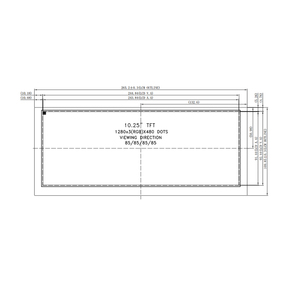 <strong>Lcd</strong> Manufacture -30 +85 <strong>Wide</strong> <strong>Temperature</strong> 10.3 Inch 1280x480 <strong>Wide</strong> Screen <strong>Lcd</strong> Display Screen - Product Image 4