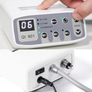 มอเตอร์ไฟฟ้าสำหรับทันตกรรม QI 901 พร้อมไฟ LED แบบไร้แปรงถ่าน ช่องน้ำภายใน อัตราทด 1:1 1:5 หัวกรอฟัน - Product Image 1