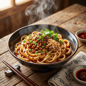 Fideos Instantáneos Dan Dan de Cocción Rápida en 1 Minuto, 200g, <span class=keywords><strong>Ramen</strong></span> de Trigo Picante <span class=keywords><strong>Sichuan</strong></span> Gourmet para el Almuerzo de Oficina - Product Image 2