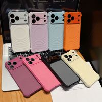 Nouvelle coque de téléphone magnétique minimaliste à effet ondulé pour iPhone 17 16 15 14 13 ProMax – Améliorez instantanément votre protection avec la coque de protection à grande fenêtre pour iPhone 17