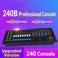 Console d'éclairage DMX512, contrôleur DMX programmable pour l'éclairage de scène de mariage et de fête