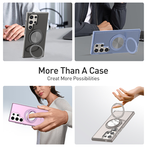 Soonleader Hot Hard Matte UV TPU <span class=keywords><strong>Cover</strong></span> del <span class=keywords><strong>telefono</strong></span> per Samsung Galaxy S24 Ultra Mobile custodia con coperchio posteriore porta anello - Product Image 5