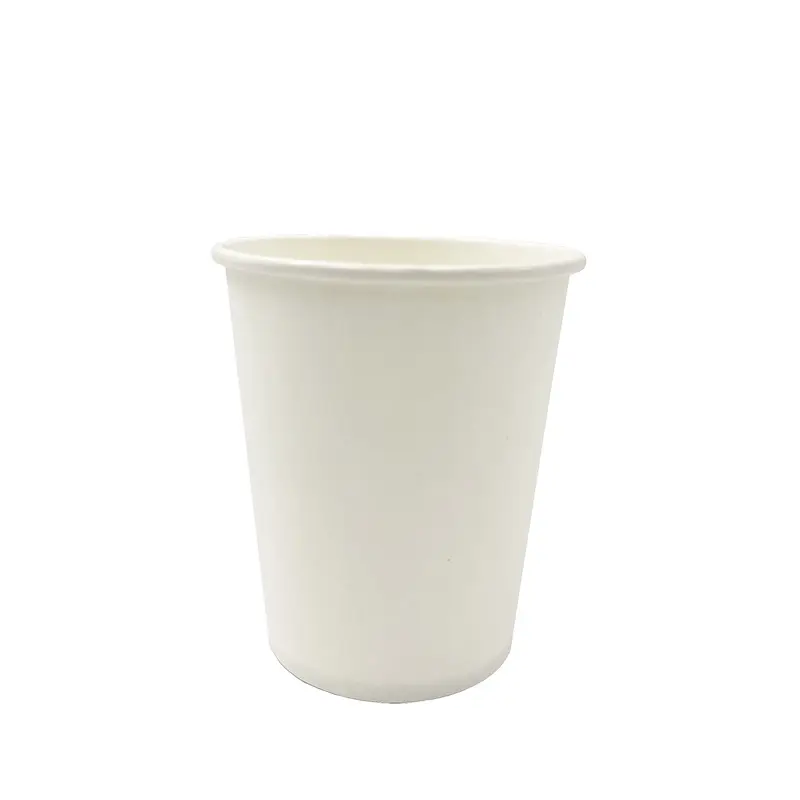 Taza de café desechable pequeña, vaso de papel desechable, vaso comercial para beber de 150 ml, vaso de papel grueso medio de 5 oz