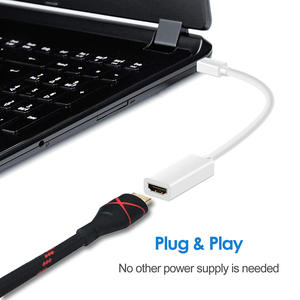 <span class=keywords><strong>Adaptador</strong></span> Mini DisplayPort <span class=keywords><strong>a</strong></span> <span class=keywords><strong>HDMI</strong></span> 1080P 4K 30Hz, Conversor Thunderbolt <span class=keywords><strong>2</strong></span> <span class=keywords><strong>a</strong></span> <span class=keywords><strong>HDMI</strong></span> para MacBook, Conexión Plug and <span class=keywords><strong>Play</strong></span>, Audio y Video - Product Image 6