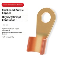 Connecteurs de câblage ouverts en cuivre violet de classe OT, norme nationale, 50/100A, pour bornes de batterie carrées à trou rond, Chine