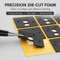Kit Schiuma Fonoassorbente PORON per Tastiera Meccanica, Pad Sandwich Completo + Base + Pad Sottintastiera per Switch, Vendita all'Ingrosso dalla Fabbrica Kuliwei