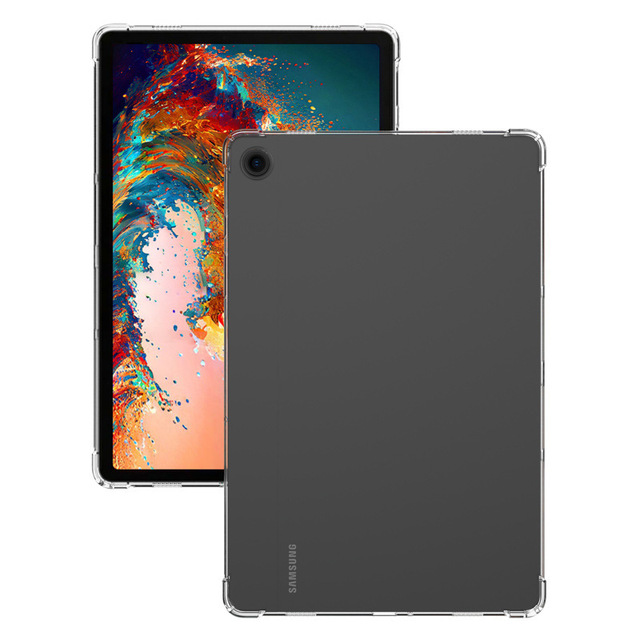 Shockproof TPU Case for Samsung Galaxy Tab S7/S8/S9/S10/S11 Clear Tablet Covers Cases with Protective Bumper for Tab A11"/A11+