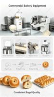 Machine à façonner les bagels en acier inoxydable ORME, formeur de bagels multifonctionnel pour ligne de production de pain