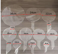 Fournitures pour fêtes d'anniversaire en gros, ballons ronds en forme de rose, ballons transparents à LED, ballons à bouche large, ballons à bulles Bobo, ballons de fête