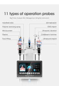 Máquina Facial de Oxígeno 11 en 1 en Oferta, Limpia e Hidrata, Mejora la Piel Propensa al Acné, Aclara, Máquina de Limpieza Profunda - Product Image 5