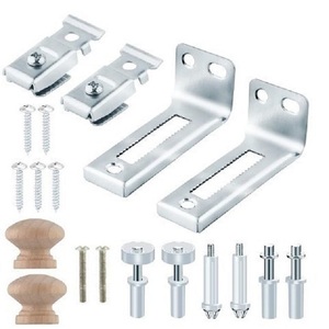 Conception personnalisée de quincaillerie de porte pliante avec rail Kit d'outils de réparation de quincaillerie de porte de <span class=keywords><strong>placard</strong></span> double charnière de porte pliante - Product Image 1