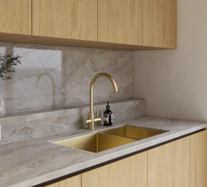 Grifo Mezclador <span class=keywords><strong>de</strong></span> Cocina <span class=keywords><strong>de</strong></span> <span class=keywords><strong>3</strong></span> Vías con Filtro, Certificado Watermark, Grifo <span class=keywords><strong>de</strong></span> Lavabo Montado en Encimera, Purificador <span class=keywords><strong>de</strong></span> Agua - Product Image 3