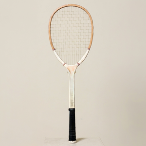 Unisex Customize All Sizes and Colours Wooden Badminton Racket Tennis With Gripy Soft Handle Hard <b>Netting</b> and Custom Logo - Product Image 1