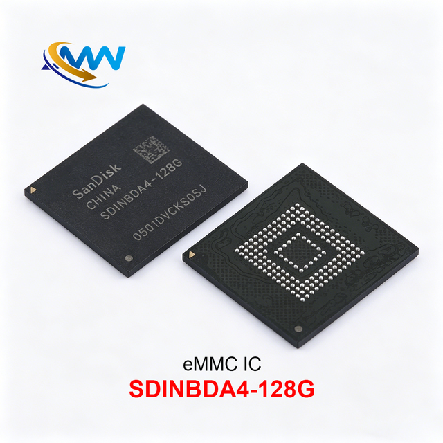Original SDINBDA4-128G EMMC 5.1 128GB Embedded Flash Drive (EFD) WD/SD