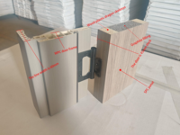 Porte insonorisée, imperméable et anti-insectes en WPC/SPC/UPVC/TPS, fabriquée en usine, pour maison, bureau, salle de bain, chambre.
