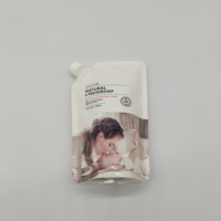 Sachets Doypack personnalisables, étanches et anti-humidité, pour savon liquide enzymatique, sans BPA, refermables et imprimables, sans danger pour les bébés