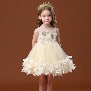 Nouvel an fête champagne robe pour fille de 5 ans robe de bal fête d'anniversaire robes de soirée