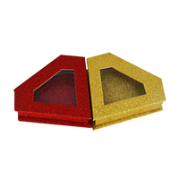Faites votre propre vide vert rouge cils stockage papier logo boîte d'emballage boîte d'emballage forme personnalisée luxe bleu