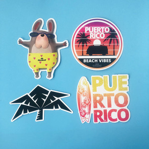 Tùy Chỉnh Công Ty Thiết Kế Made Sticker In Ấn UV Bảo Vệ Không Thấm Nước Die Cut Dính Logo Tùy Chỉnh PVC Vinyl Sticker - Product Image 5